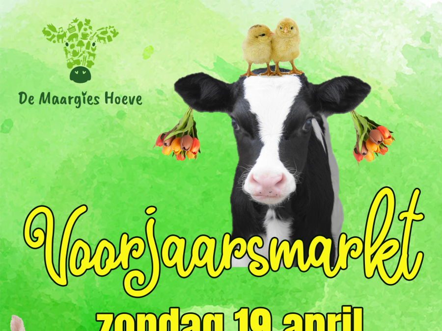 Gezellige voorjaarsmarkt op zondag 19 april
